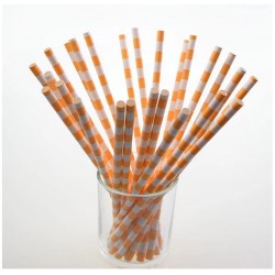 Paille à boire en papier kraft