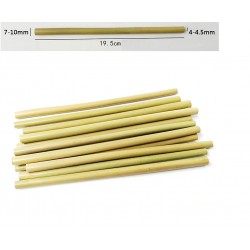 Paille à boire en bambou