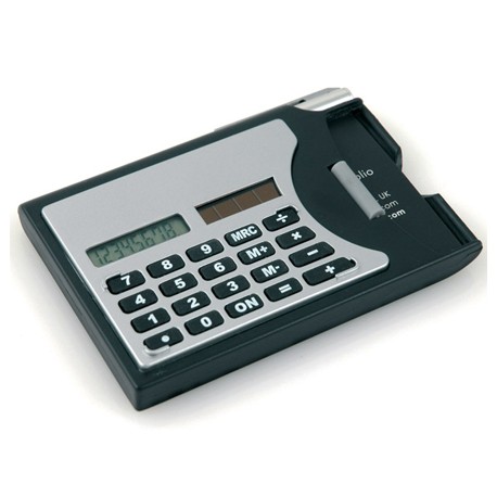 Porte carte de visite avec calculatrice