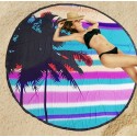 Serviette de plage ronde