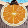 Serviette de plage ronde