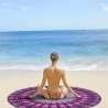 Serviette de plage ronde