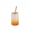 Verre avec paille sublimation