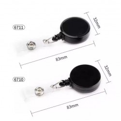 Porte badge retractable
