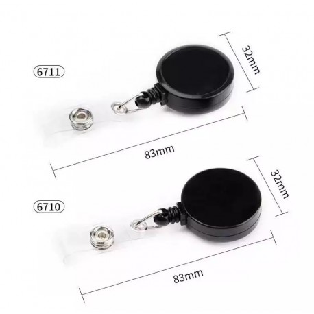 Porte badge retractable