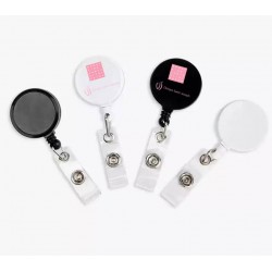 Porte badge retractable