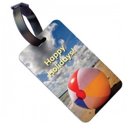 Etiquette voyage carte plastique