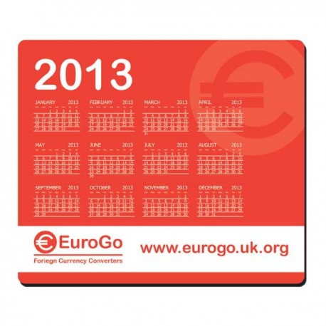 Tapis de souris calendrier