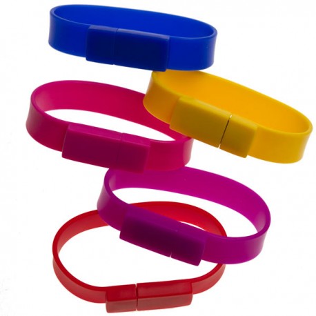 Cle usb bracelet silicone
