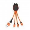 Porte clé cable chargeur 3 en 1