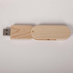 Cle usb bois clair