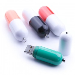 Clé usb forme pillule