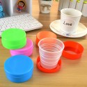 Gobelet pliable en plastique