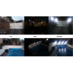 projecteur Mural 20 leds solaire a detecteur