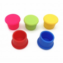 Bouchon silicone pour bouteille de vin