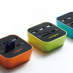 Hub usb 3 ports avec lecteur carte