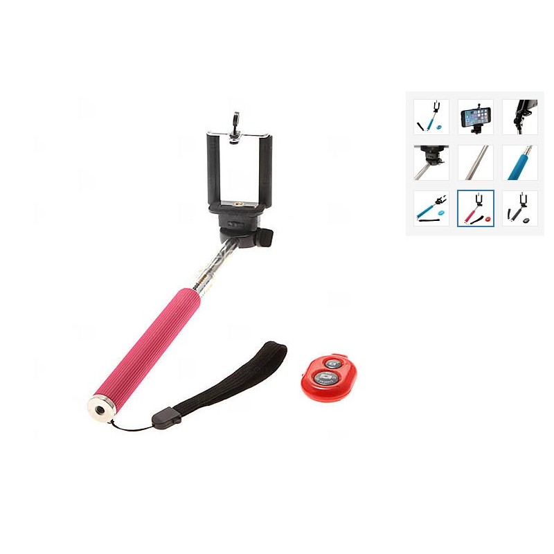 K-S-Trade Baton Selfie pour Sony Xperia XZ Premium Compatible avec