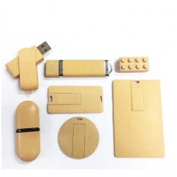 Cle usb wooden